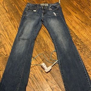 So bootcut jeans. Size 5